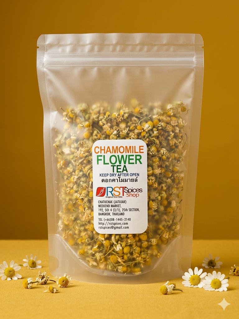 Chamomile flower tea