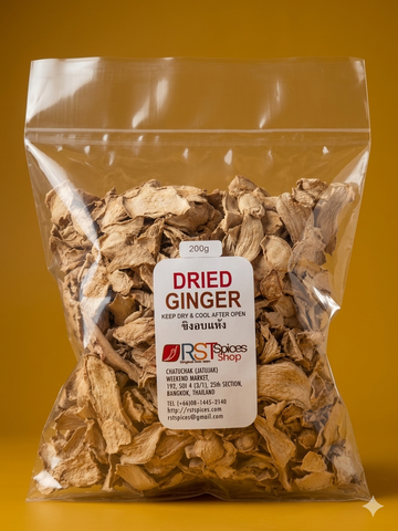 Jengibre seco, té de jengibre