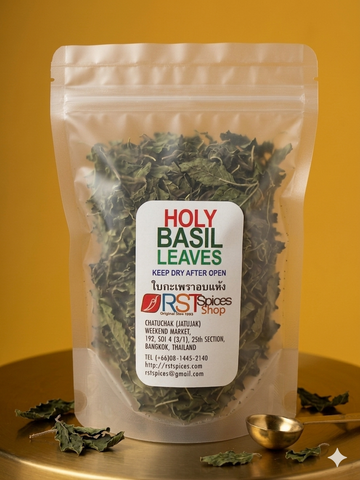 Dried Holy Basil Leaves
