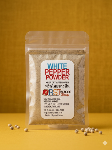 Pimienta blanca molida