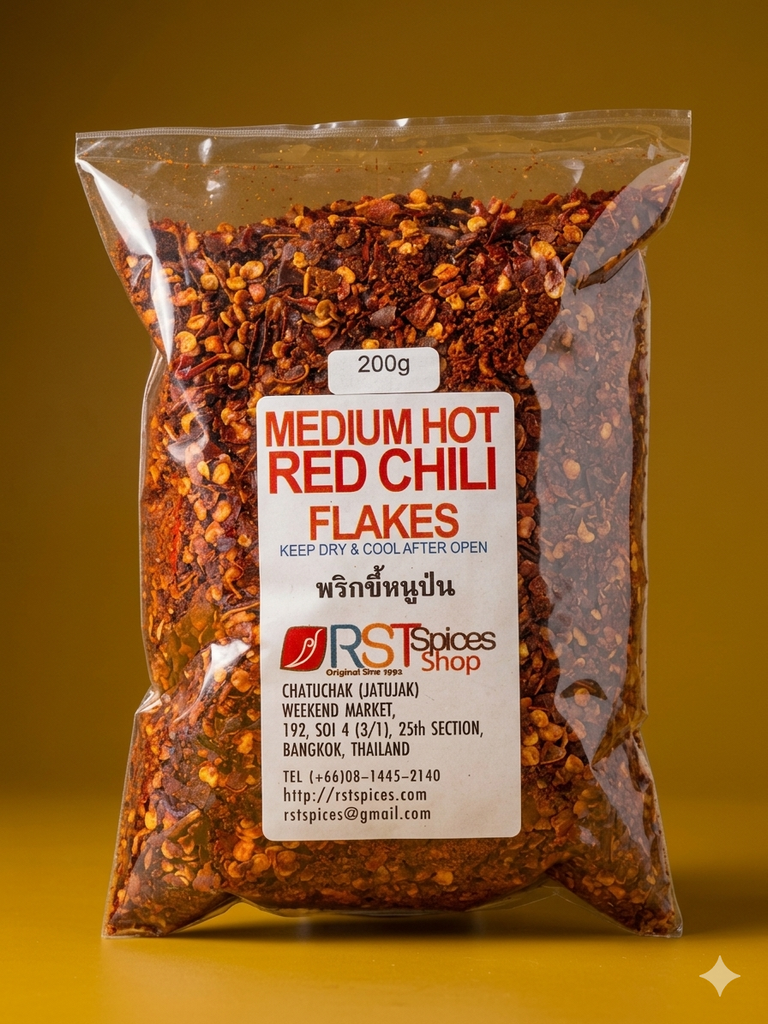 Medium Hot Red Chilli Flakes