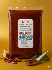 Vegetarian Red Curry Paste In Vacuum Bag