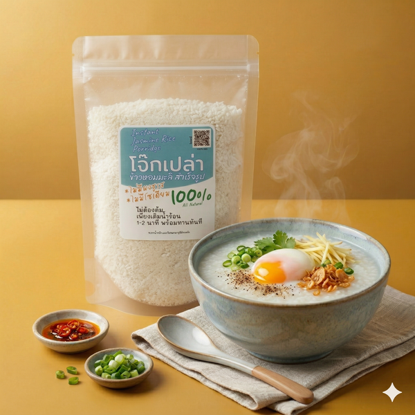 100% Natural Instant Rice Porridge (Jasmine / Brown / Riceberry) - No ...