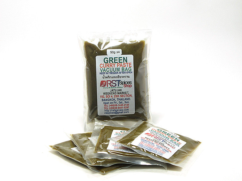 Green Curry Paste In Vacuum Bag
