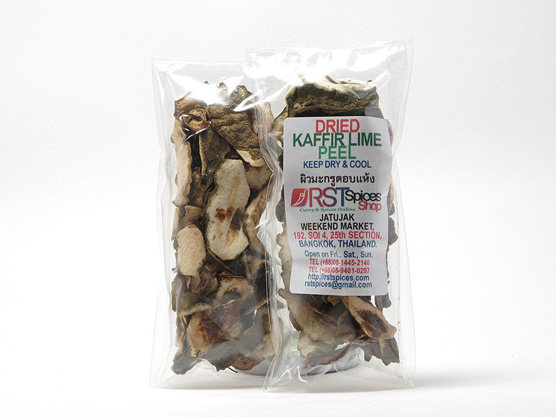 Dried Lime Rind Dried Kaffir Lime Peel Rind – rstspices.com
