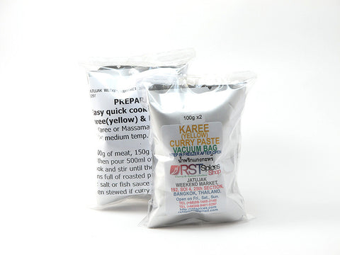 Yellow Curry Paste In Vacuum Bag